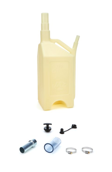 7 Gallons Jaz Products No-Glug Jug 710-107-05 Utility Jug, No-Glug, Rectangular, gallons, Vented, Plastic, Clear, Each thumbnail 3