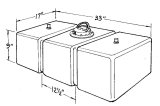 Jaz Products Circle Track 22 Gallons Fuel Cell 200-122-01 Cell, Track, Plastic, Black, Gallons, Foam, Each thumbnail 3