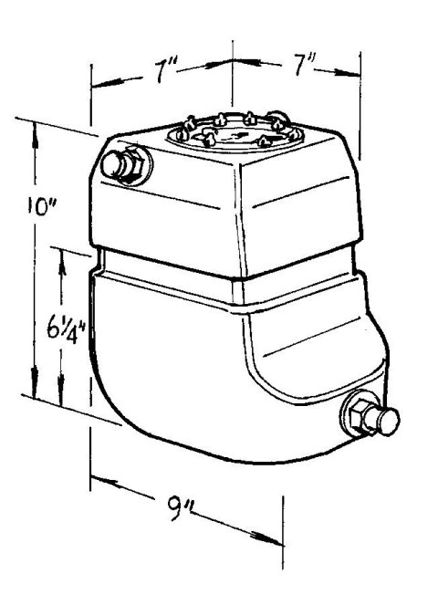 Jaz Products Pro Stock 2 Gallons Fuel Cell 220-002-01 Cell, Stock, Plastic, Black, Gallons, Foam, Each thumbnail 3