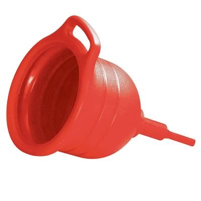 Jaz Products Funnels 555-011-06 Funnel, Round, Plastic, Red, 24 in. Length, Each thumbnail 1