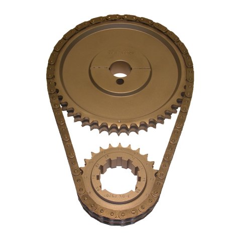 Cloyes Street Billet True Roller Timing Sets 9-3521X9 Chain and Gear Set, Billet, Double Roller, Steel Sprockets, Ford, 351C/351M/400M, Set thumbnail 2