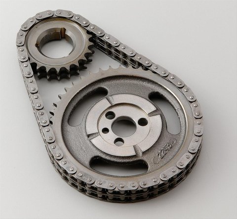 Cloyes Street True Roller Timing Sets 9-1100 Chain and Gear Set, Roller, Double Roller, Iron/Steel Sprockets, Chevy, Small Block, Set thumbnail 1