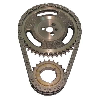 Cloyes Original Race True Roller Timing Sets 9-3145 Chain and Gear Set, Roller, Double Roller, Iron/Steel Sprockets, Chevy, V6/V8, Set thumbnail 1