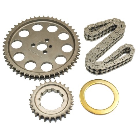 Cloyes Race Billet True Roller Timing Sets 9-3610WX9 Chain and Gears, Double Roller, Steel Sprockets, Chevy, Big Block, Set thumbnail 2