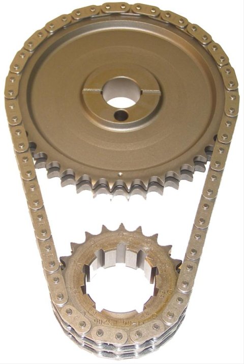 Cloyes Race Billet True Roller Timing Sets 9-3635X9-5 Chain and Gear Set, -0.005 in. Length, Double Roller, Steel Sprockets, Ford, Small Block, For use with 1-Piece Fuel Pump Eccentric, Set thumbnail 2