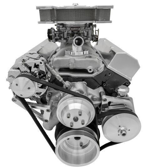 March Performance Serpentine Pulleys and Pulley Sets 22051 Kit, Serpentine, Aluminum, Clear Powdercoated, Chevy, Small Block, Kit thumbnail 4