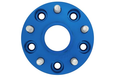 Spidertrax Off-Road 1.75 inch Wheel Spacers WHS024 Spacers, Billet Aluminum, Blue Anodized, in. Thick, 5 x 5 in. Bolt Pattern, Jeep, Pair thumbnail 2