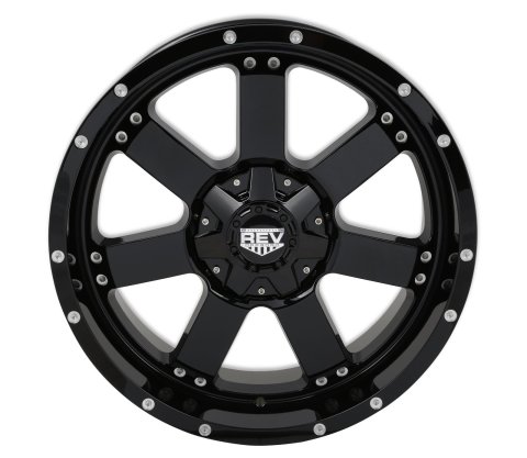 REV Wheels 885 Series Offroad Gloss Black 20x9 Wheel, Series, Offroad, 20 in. x 9 in., Aluminum, Black, 6 x 5.5 in./135mm Bolt Circle, 4.53 in. Backspace, Each thumbnail 5