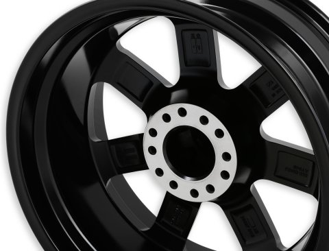 REV Wheels 885 Series Offroad Gloss Black 20x9 Wheel, Series, Offroad, 20 in. x 9 in., Aluminum, Black, 6 x 5.5 in./135mm Bolt Circle, 4.53 in. Backspace, Each thumbnail 8