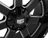 REV Wheels 885 Series Offroad Gloss Black Machined 17x9 Wheel, Series, Offroad, 17 in. x 9 in., Aluminum, Machined, 5 x 5 in./5.5 in. Bolt Circle, 4.53 in. Backspace, Each thumbnail 8