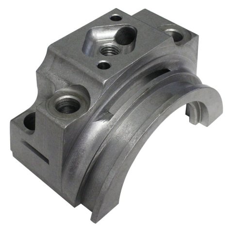 Howards Cams Extreme Billet Main Caps H350RWS Cap, Steel, Rear, Straight Outer Bolts, 2-Bolts, Chevy, Small Block, Each thumbnail 2