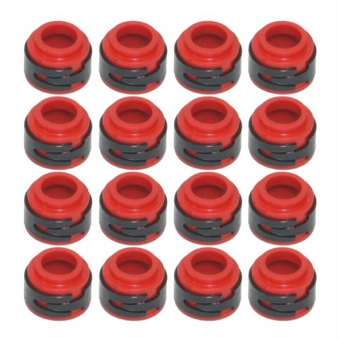 Howards Cams Ultimate Duty Valve Seals 93311 Stem Seals, Positive Stop, 11/32 in. Stem, .500 in. Guide Diameter, .630 in. O.D., Set of 16 thumbnail 1