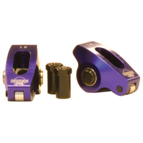 Howards Cams Billet Aluminum Rocker Arms 90075 Arms, Stud Mount, Full Roller, Aluminum, 1.7 Ratio, Fits 7/16 in. Stud, Chevy, 396-454, V8, Set of 16 thumbnail 2
