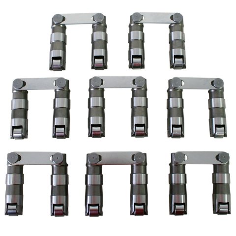 Howards Cams Maximum Effort Retrofit Hydraulic Roller Lifters 91261 Lifters, Retro-Fit, Center Offset, 288g, 0.700 Wheel Diameter, 2.606 in. Seat Height, Vertical Crossbar, Ford, Big Block, Set thumbnail 2