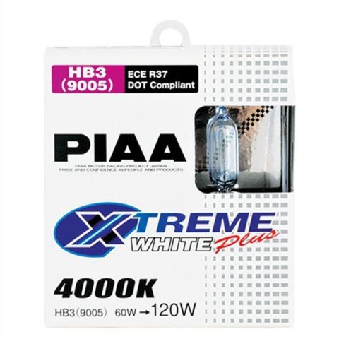 PIAA Xtreme White Plus Light Bulbs 19615 Bulbs, Plus, 9005, 60 Watts, Blue, Pair thumbnail 3