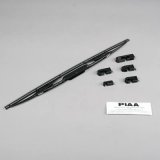 PIAA Super Silicone Wiper Blades 95043 Blade, Silicone, Black Steel Frame, Black Blade, 17 in., Each thumbnail 7