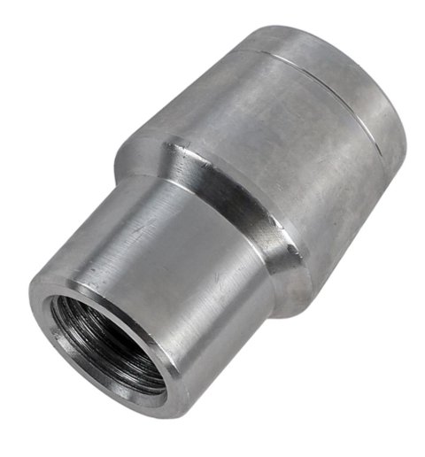 FK Weldable Tube Ends 2808L End, Weldable, Chromoly Steel, 1.250 in. Diameter, 3/4 in.-16 LH Thread, Smooth/Groove End, Each thumbnail 3
