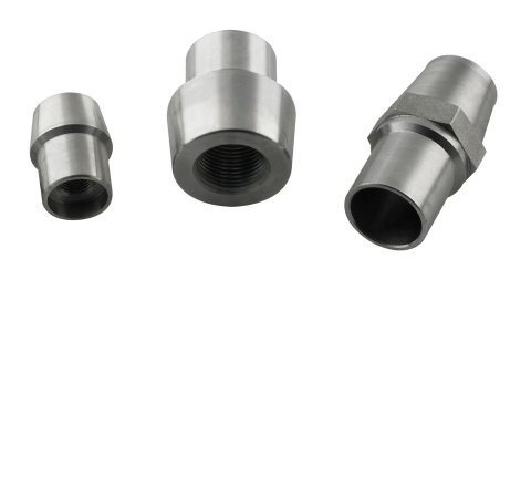 FK Weldable Tube Ends 2307 End, Weldable, Chromoly Steel, 1.125 in. Diameter, 5/8 in.-18 RH Thread, Smooth End, Each thumbnail 1
