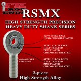 FK RSMX Series Rod Ends RSMX10-8 End, Series, 3/4 in.-16, Male Threads, 3-piece, Alloy Steel, 0.500 in. Bore, Each thumbnail 1