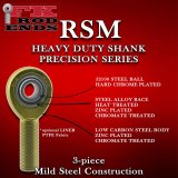 FK RSM Series Rod Ends RSML8T End, Series, 5/8 in.-18 LH, Male Threads, 3-piece, Low carbon Steel, 0.500 in. Bore, Each thumbnail 2