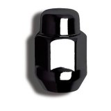 Gorilla Lug Nuts 91187BC Nuts, Conical Seat, Bulge, 1/2 in. x 20 RH, Closed End, Black Chrome Steel, Set of 4 thumbnail 2