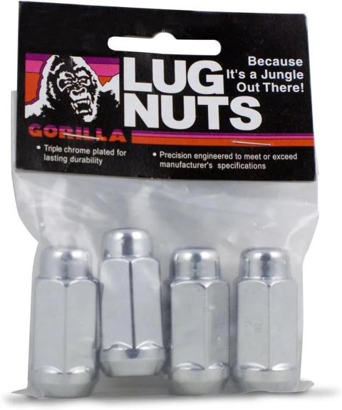 Gorilla Automotive Lug Nuts and Bolts 41107XLHTB Acorn Extra Long Heat Treated (3/4" Hex Bagged 14mm x 2.00 thumbnail 1