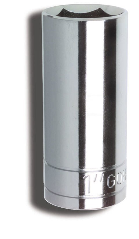 Gorilla Thin Wall Sockets 1316SKT Socket, Steel, Chrome, Wall, Deep Well, 6-Point Hex, 1/2 in. Drive, 13/16 in., Each thumbnail 2