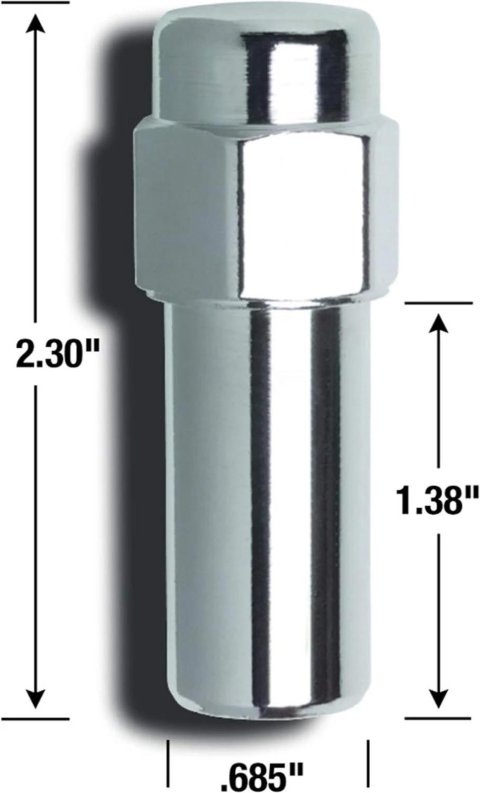 Gorilla Automotive Lug Nuts and Bolts 84177B LUG NUTS PACK OF 4