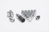 Gorilla Wheel Installation Kits 000000000000071733 Lug Nuts, Conical Seat, 12mm x 1.50 RH, Closed End, Standard, Locking, Chrome Plated Steel, Set of 20 thumbnail 1