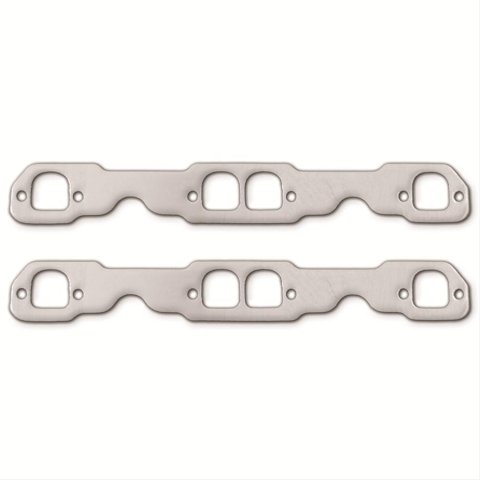 Remflex Exhaust Header Gasket Sets 2065 and Manifold Gaskets, Raised D-port, Graphite, Chevy, 5.7L, 6.6L, Pair thumbnail 1