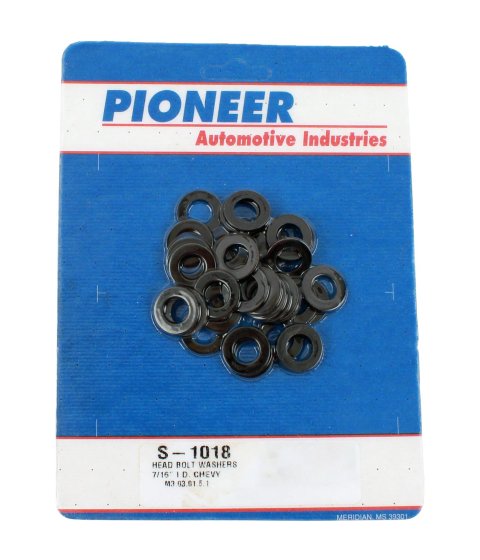 Pioneer Head Bolt Washers S-1018 Washers, Steel, Black Oxide, 0.750 in. Outside Diameter, 0.438 in. Inside Diameter, 0.063 in. Thick, Set of 34 thumbnail 1