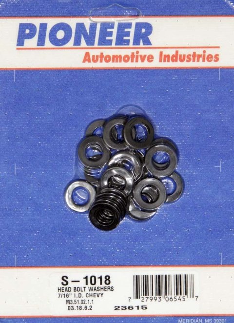 Pioneer Head Bolt Washers S-1018 Washers, Steel, Black Oxide, 0.750 in. Outside Diameter, 0.438 in. Inside Diameter, 0.063 in. Thick, Set of 34 thumbnail 2