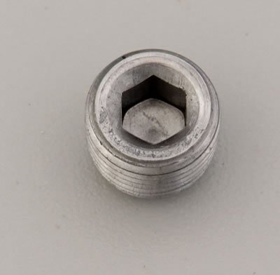 Pioneer Plugs PP-567-100 Fittings, Internal Allen Head Pipe Plug, 1/4 in. NPT, Steel, Natural, Set of 100 thumbnail 2