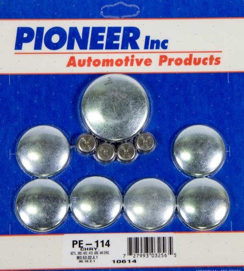 Pioneer Performance Freeze Plugs PE-114 Plug Kit, Steel, Dodge, Chrysler, Plymouth, Kit thumbnail 3