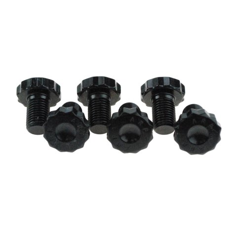 RAM Flywheel Bolts 530 Bolts, 12-point, Steel, Black Oxide, Chevy, Set of 6 thumbnail 1
