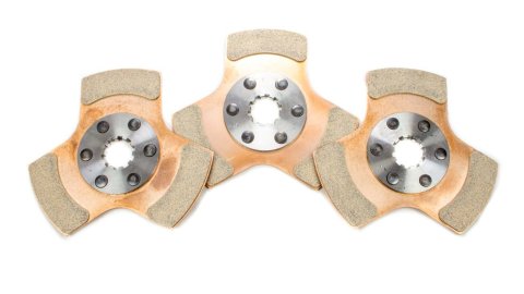 RAM Assault Weapon 90 Series Clutch Discs 9951-3 Discs, Metallic, 1 1/8 in. Diameter Shaft, 10-Spline, 6.25 in. Diameter Disc, Circle Track, Set of 3 thumbnail 2