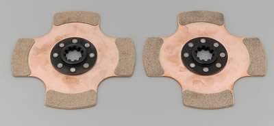 RAM 7.25 Stock Car Series Clutch Discs 8951-3 Discs, Metallic, 1 1/8 in. Diameter Shaft, 10-Spline, in. Diameter Disc, Circle Track, Set of 3 thumbnail 1