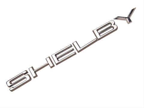 Drake Emblems S8MS-16606-S Emblem, Deck or Hood Location, Die-cast, Chrome, Shelby Logo, Ford, Each thumbnail 1