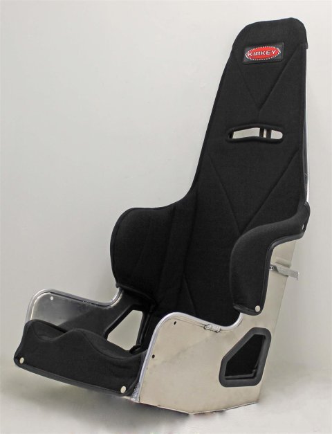 Kirkey 38 Series Seat Covers 3817011 Cover, Series, Tweed, Black, Logo, 17 in. Width, Each thumbnail 1