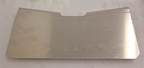 Kirkey Seat Mounting Brackets 99212 Mount, Rear of Seat, Aluminum, Natural, 3/16 in. Thickness, 38, 39, 41, 55, and 65 Series Seats, Each thumbnail 1