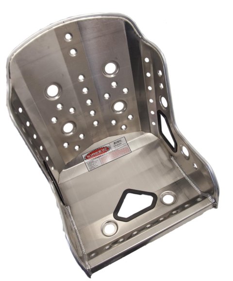 Kirkey 55V Series Aluminum Vintage Class Bucket Seats 55185V and Bench Seats, Seats, Fixed Back Bucket, 10 To 20 degree, Aluminum, Natural, 18.50 in. Width, Each thumbnail 2
