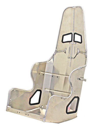 Kirkey 38 Series Aluminum Standard Layback Seats 38200 Bucket and Bench Seats, Seats, Fixed Back Bucket, 10 To 20 degree, Aluminum, Natural, 20.00 in. Width, Each thumbnail 2