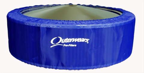 Outerwears Prefilters 10-1141 Air Cleaner Pre-Filter, Polyester, Blue, 14 in. Diameter, 3 in. Height, Each thumbnail 1