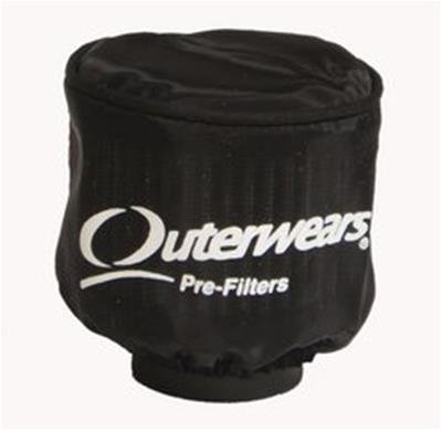 Outerwears Prefilters 10-1010 Air Cleaner, Pre-Filter, Polyester, Black, 3.5 in. Diameter, 6 in. Height, Each thumbnail 2