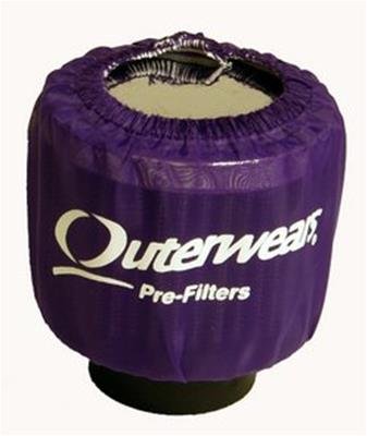 Outerwears Prefilters 10-1013 Air Cleaner Pre-Filter, Non-Shielded, Polyester, Black, 3 in. Diameter, 2.5 in. Height, Each thumbnail 2