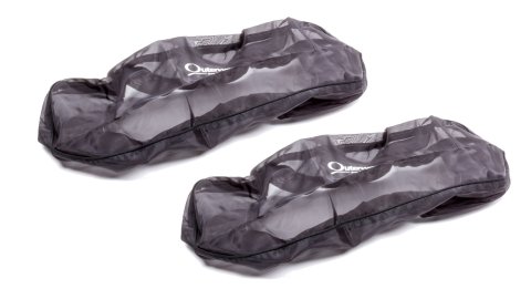 Outerwears Prefilters 10-3118-01 BK PAIR 7X18 3/4-5 3/4X17 1/2 OVAL TAPER, 3 1/2 TALL W/TOP FOR SPRINT CAR WALKER FILTER W /OFFSET FLANGE