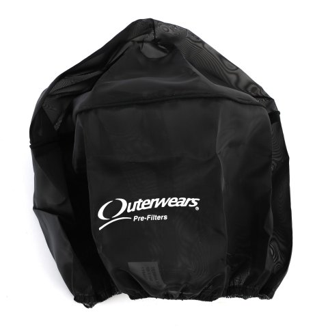 Outerwears Prefilters 10-1160 Air Cleaner Pre-Filter, with Top, Polyester, Black, 14 in. Diameter, 6 in. Height, Each thumbnail 1