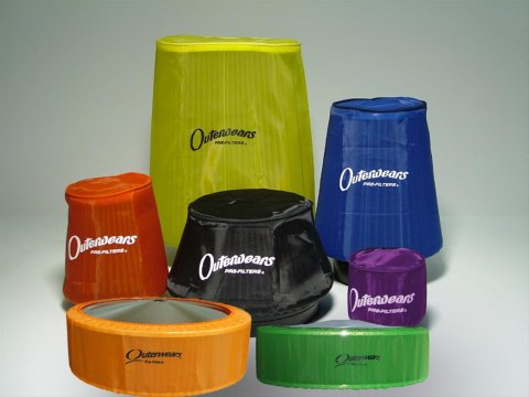 Outerwears Prefilters 10-1160 Air Cleaner Pre-Filter, with Top, Polyester, Black, 14 in. Diameter, 6 in. Height, Each thumbnail 2