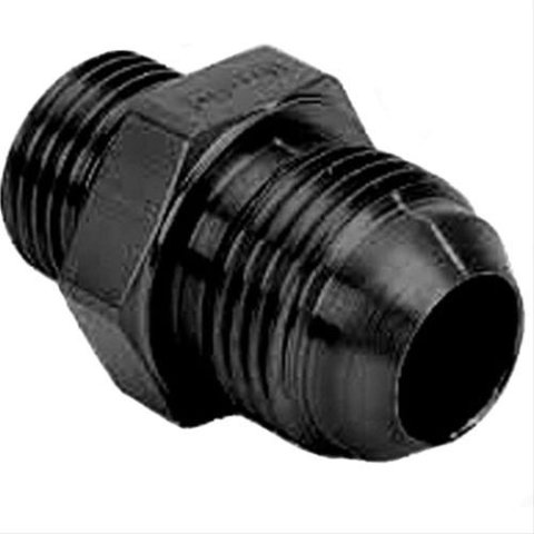 MagnaFuel AN Flare-to-Straight Adapters MP-3019-BLK Fitting, Adapter, to Straight Cut, Straight, Aluminum, Black Anodized, -10 AN, -12 AN, Each thumbnail 2
