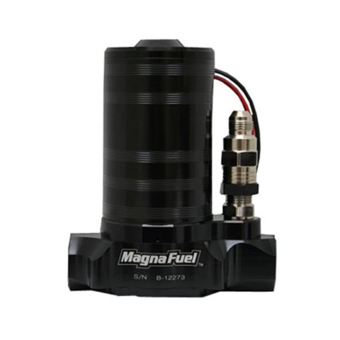MagnaFuel ProStar 500 Fuel Pumps MP-4401-BLK Pump, Electric, 500, External, Gas/Alcohol, Single -12 AN Inlet/Outlet, 25-36 psi., 2,000 HP, Black Anodized, Universal, Each thumbnail 3
